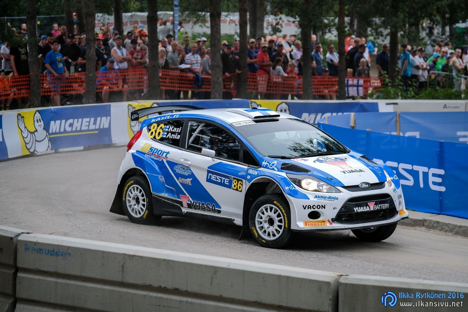 Neste Rally Finland 2016: SS 1 Harju 1, photograph 7