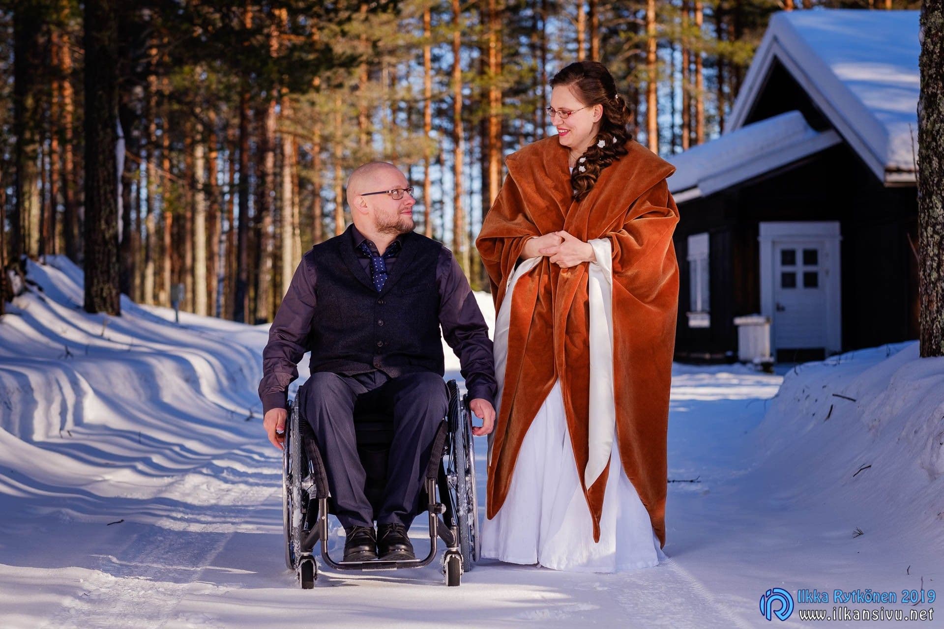 Mirja & Matti - miljöömuotokuva