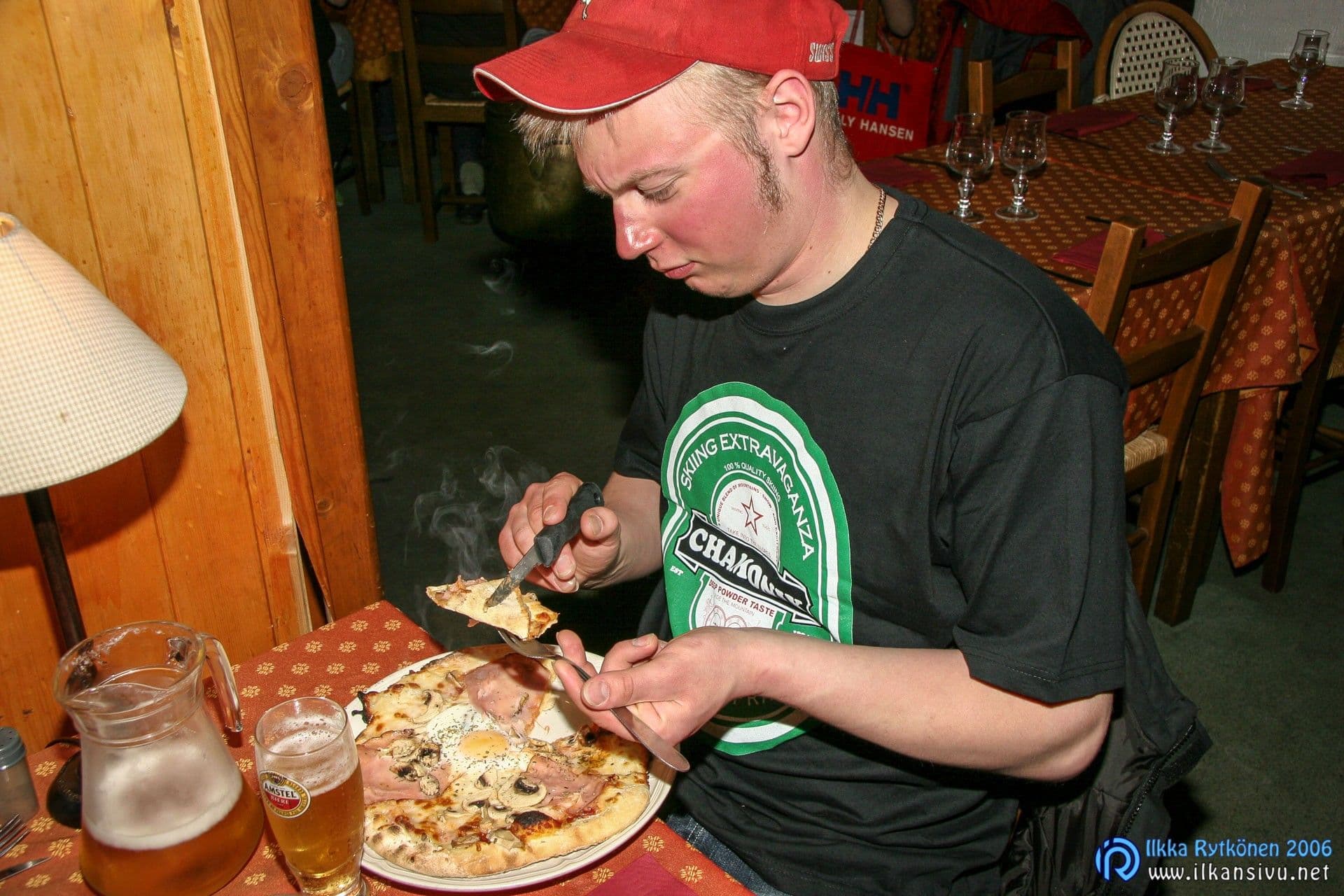 Pizzanhimo lähtee pizzalla, vaikka ranskalaisella :p