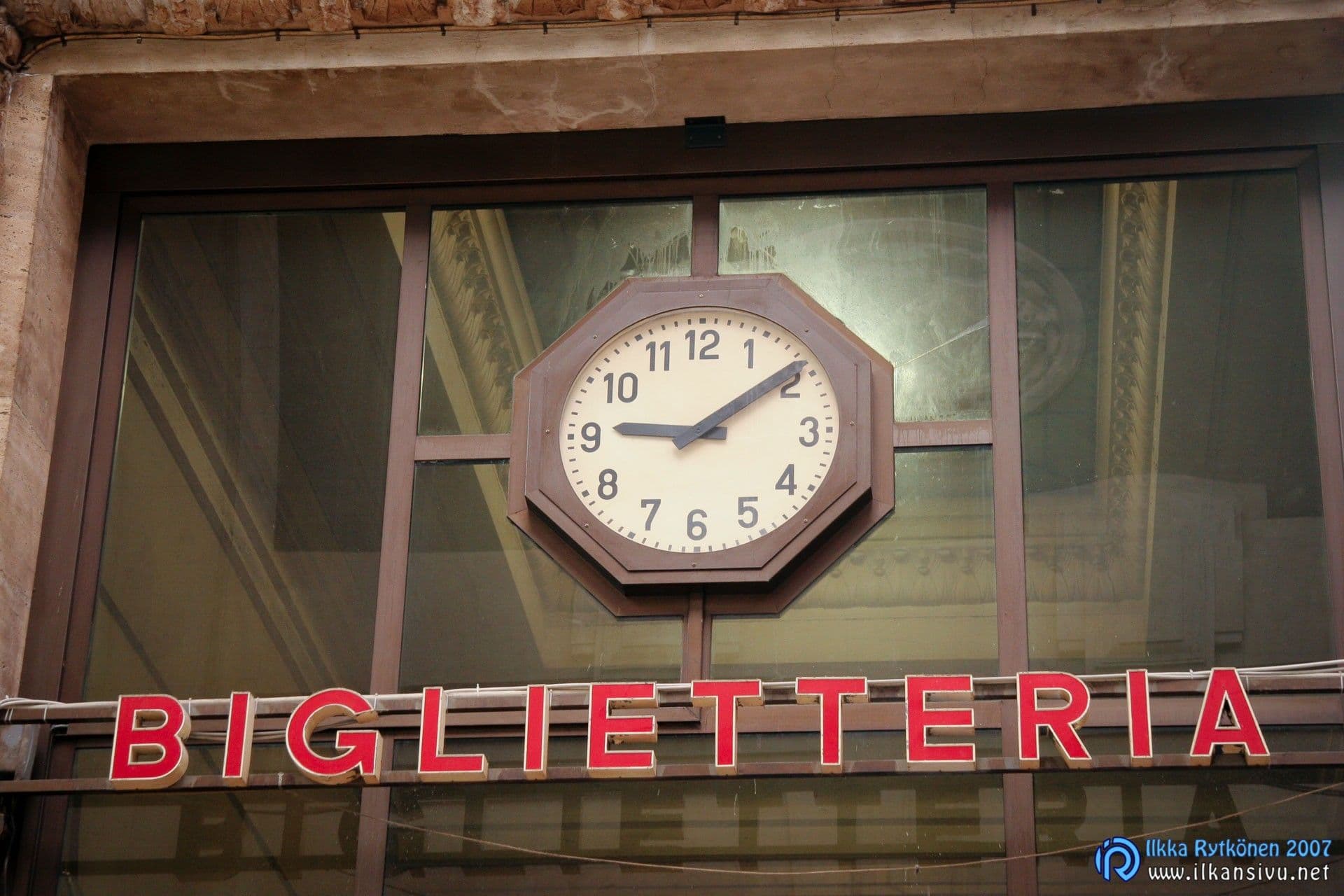 Stazione Centrale, Biglietteria, keskusaseman lipunmyyntipiste.