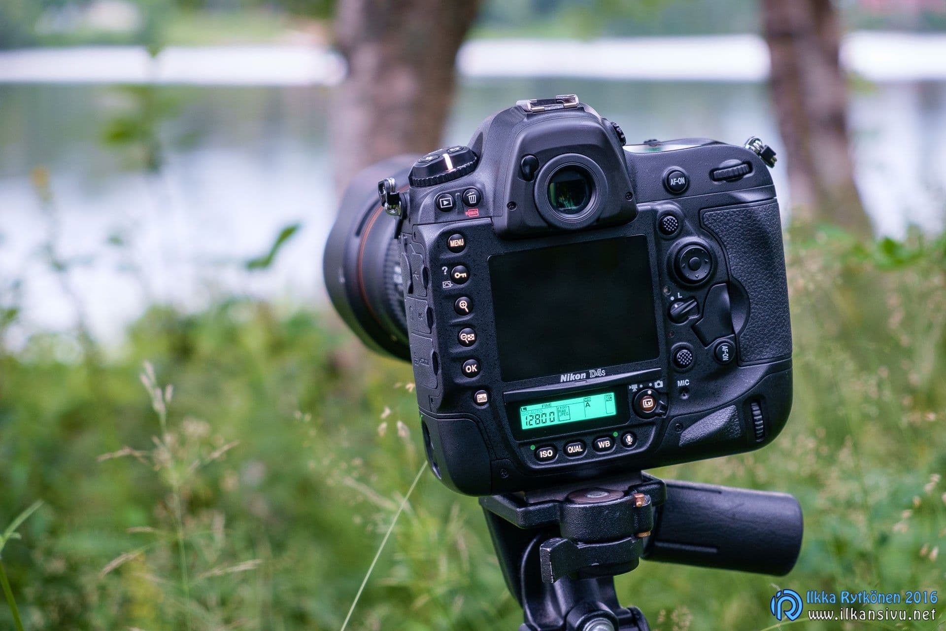 Nikon D4S jalustalla