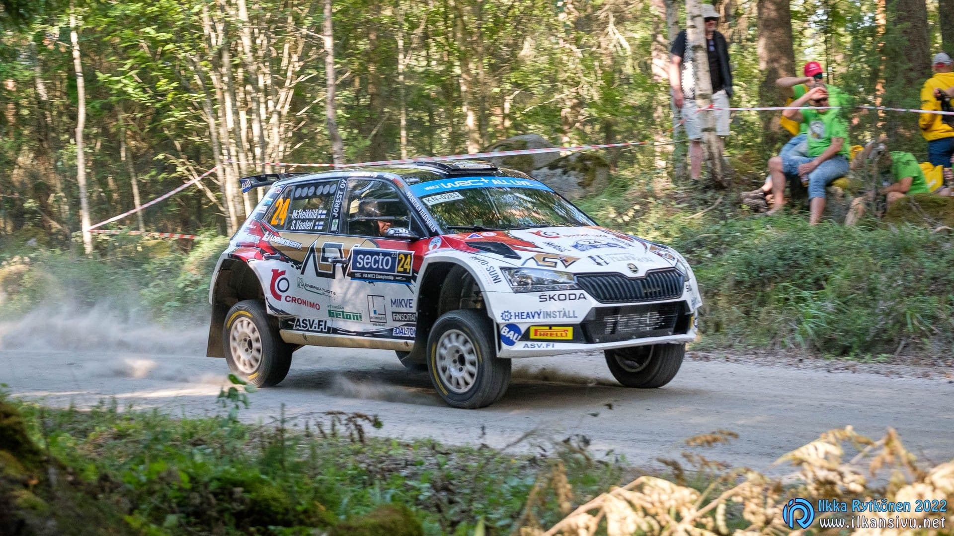 Mikko HEIKKILÄ & Samu VAALERI - SKODA Fabia Evo – SS 3 Lankamaa 1