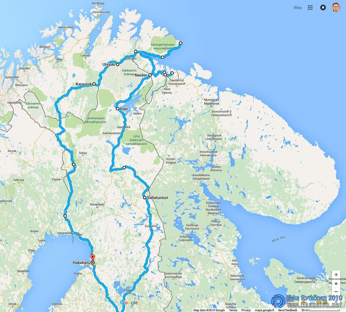 Reittikartta
