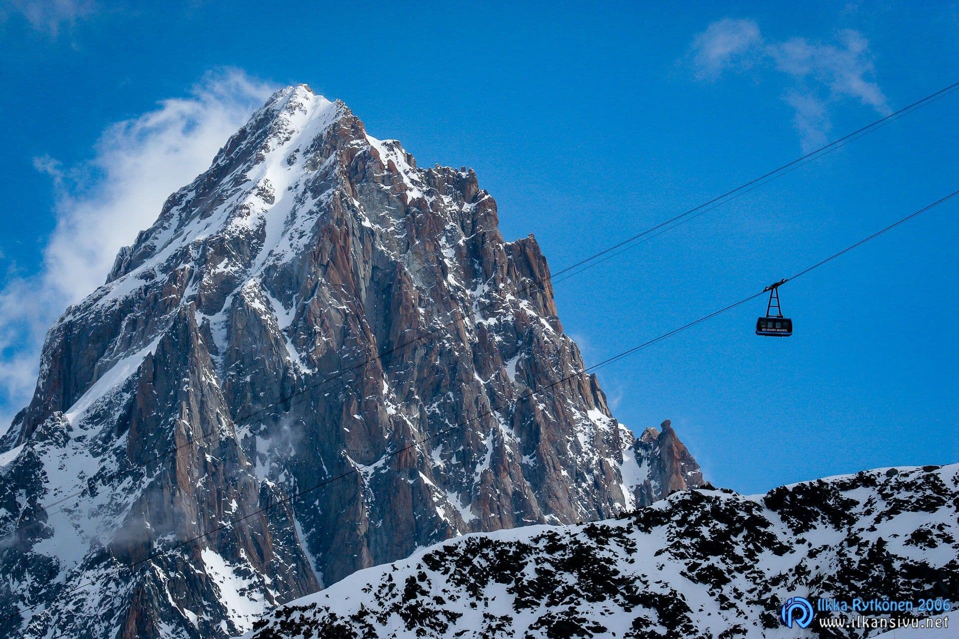 Lognan - Les Grands Montets, kabiinihissi