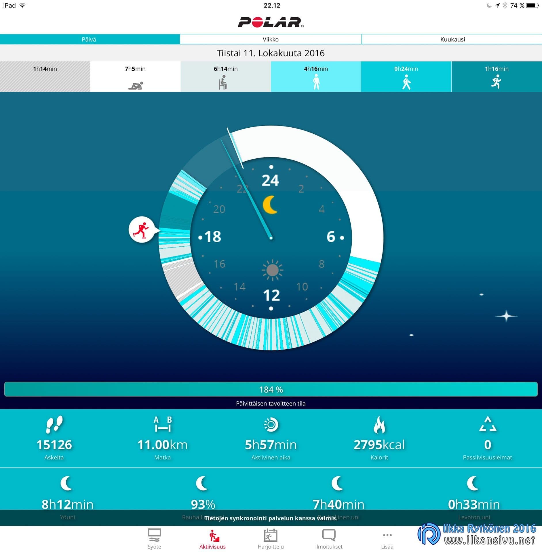Polar Flow -mobiilisovellus