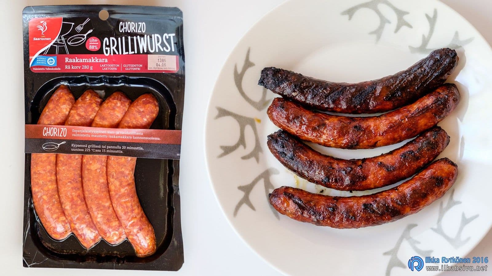 Grilliwurst Chorizo