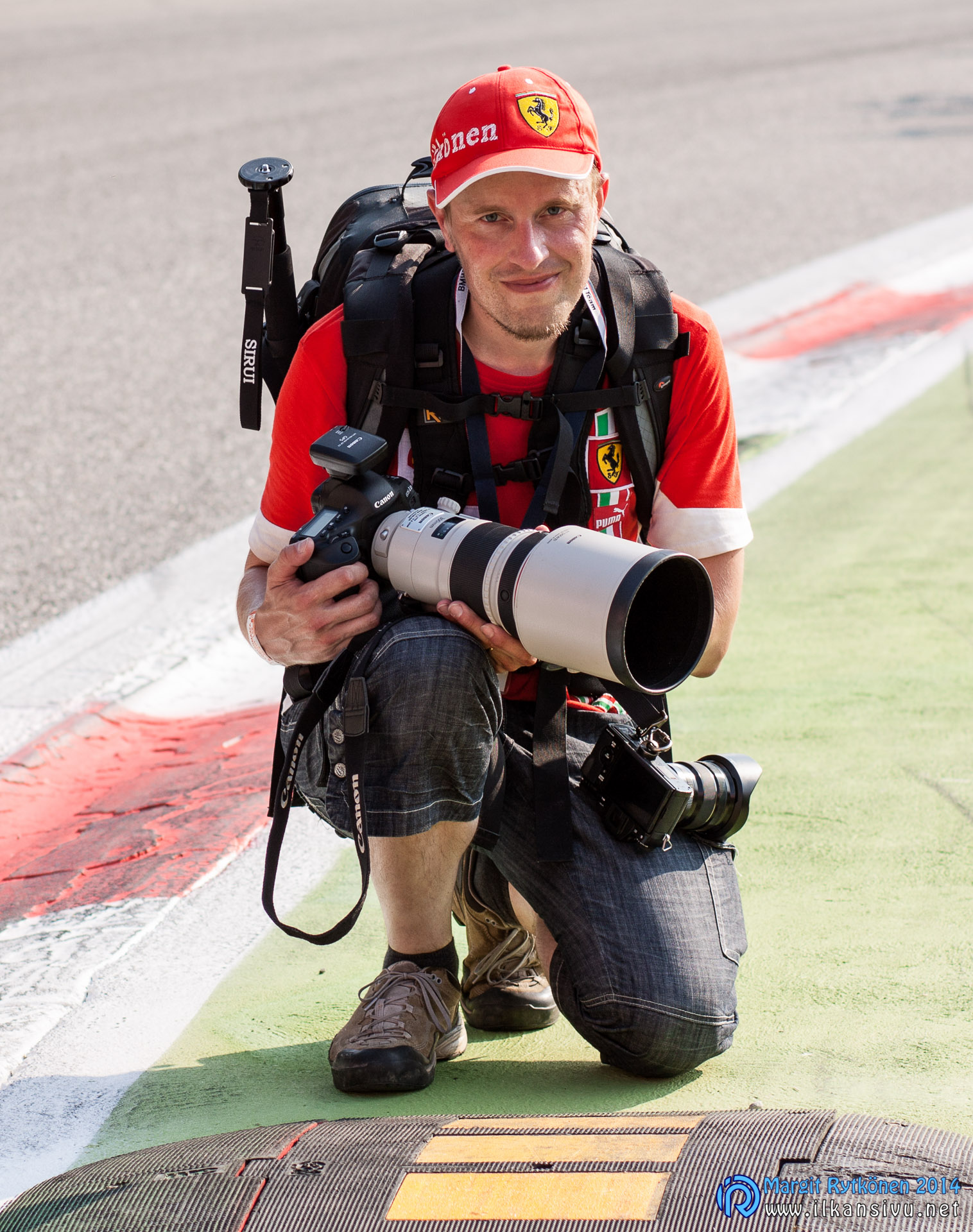 Photographer itself in Monza